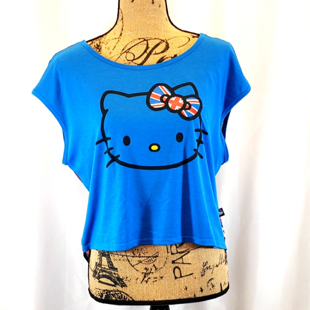Hello Kitty by Sanrio High-Low Sleeveless Crop Top